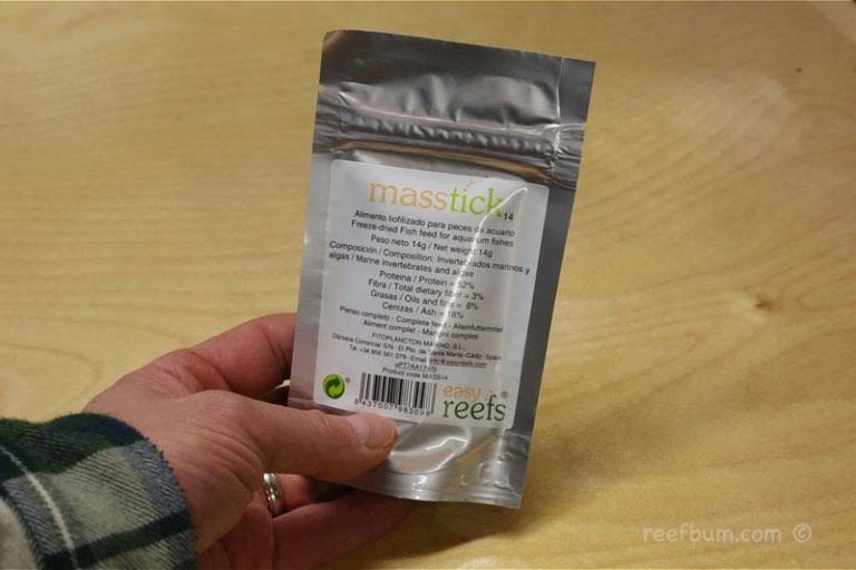 Product Showcase Easy Reefs Masstick Fish Food ReefBum