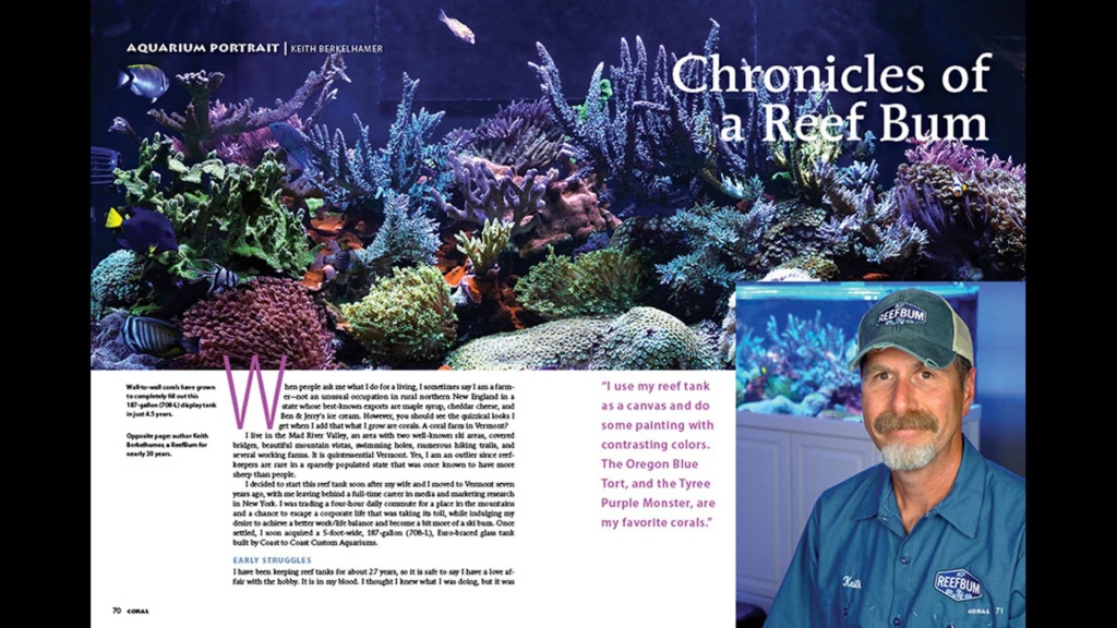 Coral Magazine ReefBum Aquarium Portrait