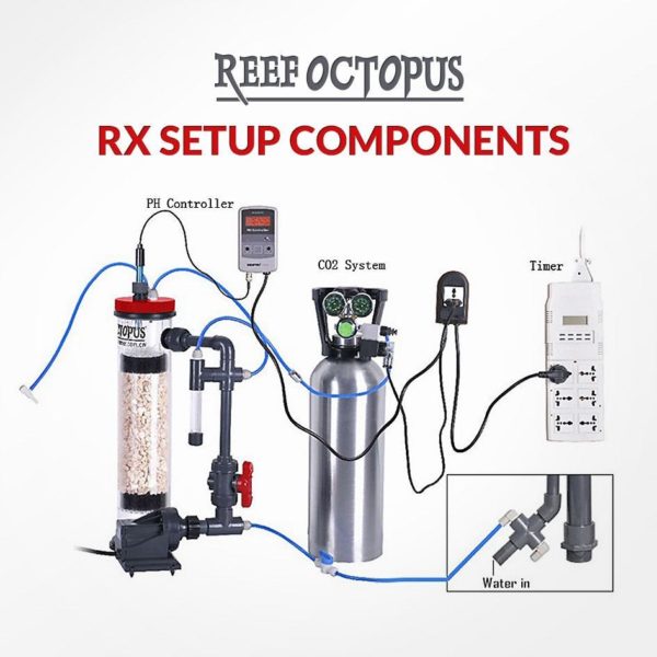 SRO CR5000D 8in Dual Chamber Calcium Reactor reef octopus