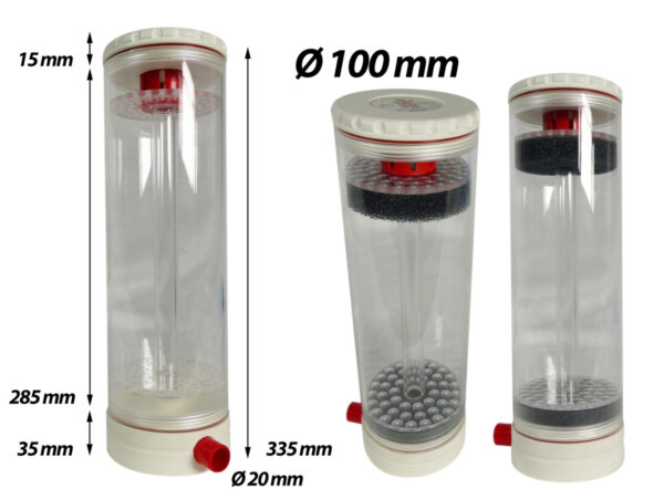 Dreambox - cartridge - media filter Ø 100mm SINGLE 2.0 liter Volume SpaceSaver